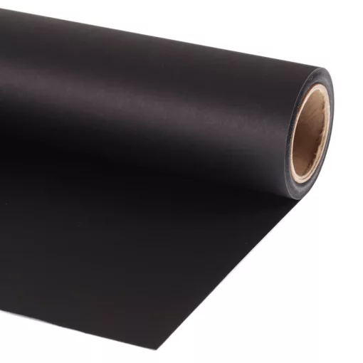 Manfrotto papírháttér 2.72 x 11m black (fekete) (LL LP9020)