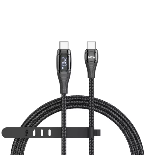 SMALLRIG 5113 240W POWER USB-C Kábel LED kijelzővel