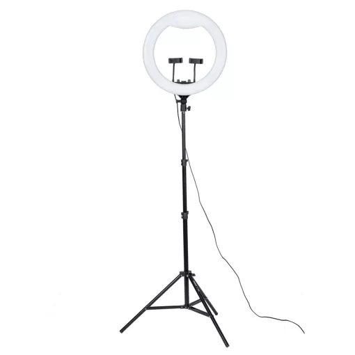 "Vlog-fény"-Jinbei EFR-48 LED körlámpa állvánnyal