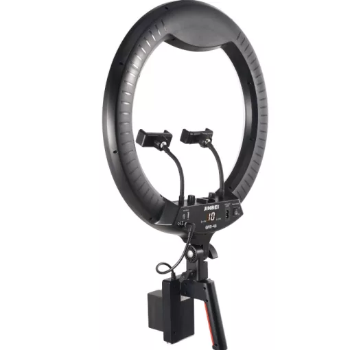 "Vlog-fény"-Jinbei EFR-48 LED körlámpa állvánnyal