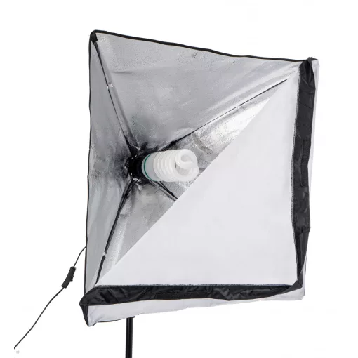 Mikrosat CLK3 Youtuber Softbox Szett - 2x85W teljesítmény + 60x60cm softbox