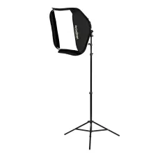 Godox Softbox Szett Rendszervakuhoz (60x60cm-es softbox - S2 tartó - 1,8m állvány)