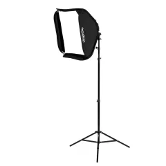   Godox Softbox Szett Rendszervakuhoz (60x60cm-es softbox - S2 tartó - 1,8m állvány)