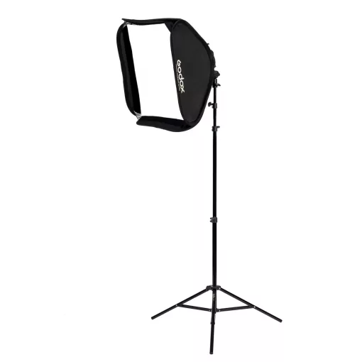 Godox Softbox Szett Rendszervakuhoz (60x60cm-es softbox - S2 tartó - 1,8m állvány)