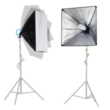 Mikrosat 60x60 cm-es nyitható softbox E27 foglalattal SB107 (fénycső nélkül)