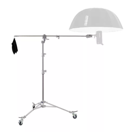 Jinbei 2 in 1 acél boom lámpaállvány (M-8) 530cm