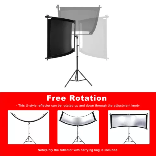 Mikrosat RE221 2in1 Íves Derítőlap 167x61cm (Ezüst/Fekete)