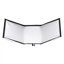 Jinbei 3in1  Íves Derítőlap Kit - 120cm x 65cm (ezüst/fehér/arany)