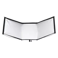   Jinbei 3in1  Íves Derítőlap Kit - 120cm x 65cm (ezüst/fehér/arany)