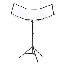 Jinbei 3in1  Íves Derítőlap Kit - 120cm x 65cm (ezüst/fehér/arany)