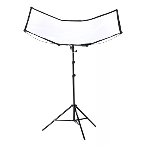 Jinbei 3in1  Íves Derítőlap Kit - 120cm x 65cm (ezüst/fehér/arany)