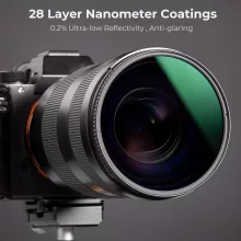 K&F Concept NANO-X series, XC15, B270, HD, CPL szűrő, vízlepergető, karcálló, zöld bevonat, 67mm (KF-01-972V3)