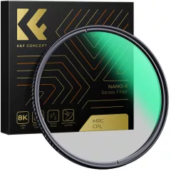   K&F Concept NANO-X series, B270, HD, CPL szűrő, vízlepergető, karcálló, 58mm (KF-01-971V1)