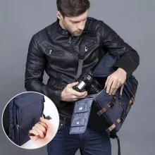 K&F Concept Beta Backpack 20 literes, fotós hátizsák, kék színben (KF-13-087)