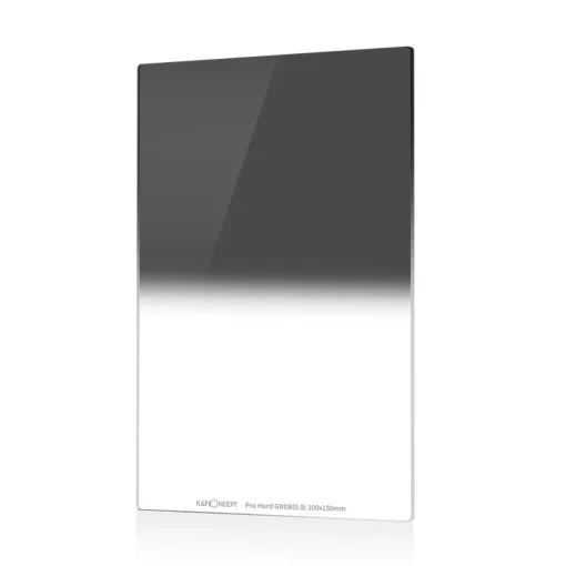 K&F Concept 100*150*2mm, kemény átmenetű lapszűrő, GND8, KF-01-1168 - vízálló, karcálló, HD, többrétegű bevonattal + tok