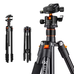   K&F Concept K234A1+BH-28L állvány, 156cm magasság, 10kg teherbírás (KF-09-080V1)