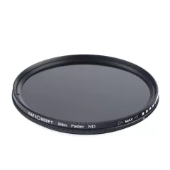   K&F Concept Slim vario ND 2-400 változtatható szürkeszűrő, 62 mm (KF01.1110)