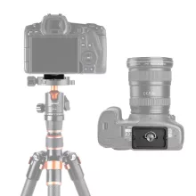 K&F Concept KF31.030 Arca Swiss alumínium gyors-cseretalp, szabványos 1/4"-es csavarral
