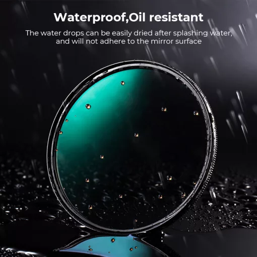 K&F Concept NANO-X series, B270, HD, CPL szűrő, vízlepergető, karcálló, 37mm (KF-01-988V1)