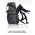   K&F Concept 13-098V1 professzionális kamera hátizsák, laptop zsebbel 22L