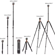 K&F Concept KF09.087V6 állvány + monopod, elforgatható középoszloppal