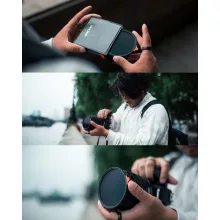 K&F Concept NANO-X Slim, HD, VARIO ND 2-400 változtatható szürkeszűrő, vízlepergető, karcálló, 58mm (KF-01-1461)