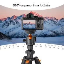K&F Concept K234A0+BH-28L állvány, fekete-narancssárga (KF-09-101V1)