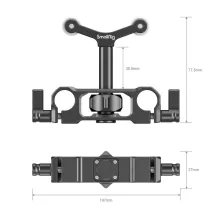 Smallrig 2727 Univerzális 15mm LWS rúd Mount Lens Support