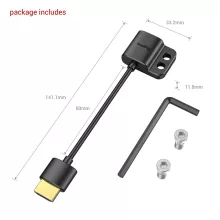 SMALLRIG 3019  Ultra Slim 4K HDMI Adapter Kábel (A to A)