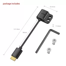 SMALLRIG 3020  Ultra Slim 4K HDMI Adapter Kábel (C to A)