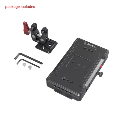 SmallRig 3202 V Mount Akku Adapter rögzítő bilinccsel