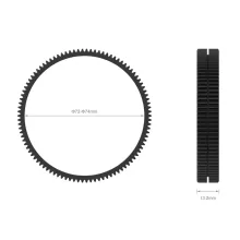 SmallRig 3293 Φ72-Φ74 Seamless Focus Gear Ring