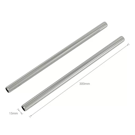 Smallrig 3682 15mm Edelstahlstange   30cm 12" (2 Stück)