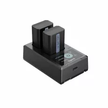 SmallRig 3818 NP-FW50 Akku és Töltő Szett (2db akku és dual töltő)