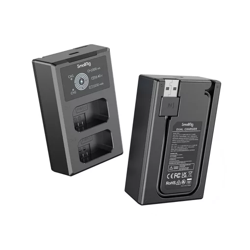 SmallRig 3818 NP-FW50 Akku és Töltő Szett (2db akku és dual töltő)