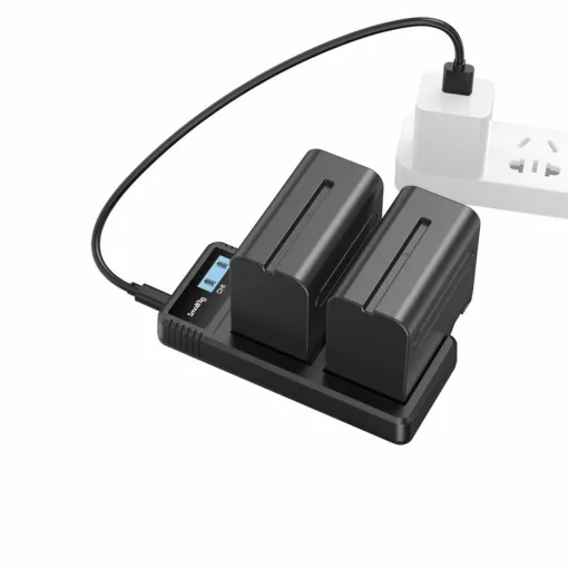 SmallRig 3823 NP-F970 Dupla töltő és akku szett