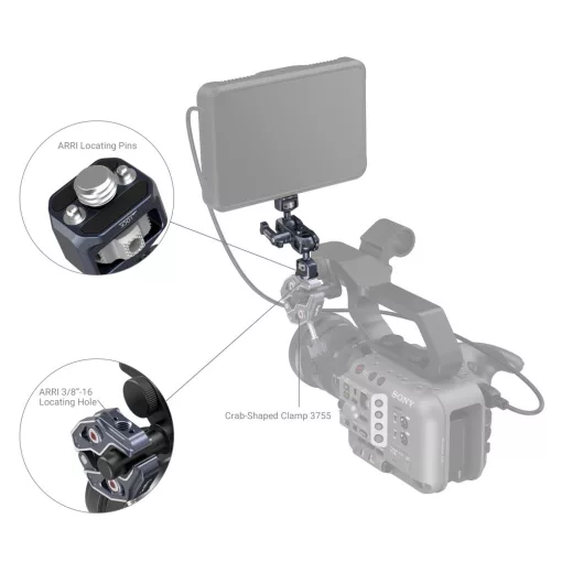 SmallRig 3874 Magic Arm dupla gömbfejjel