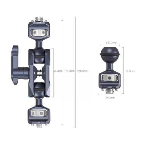 SmallRig 3874 Magic Arm dupla gömbfejjel
