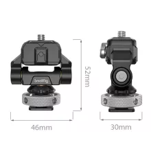Smallrig 3514 Drop in HawkLock Mini Schnellwechsel Monitorhalterung mit Cold Shoe