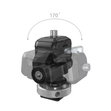 Smallrig 3514 Drop in HawkLock Mini Schnellwechsel Monitorhalterung mit Cold Shoe