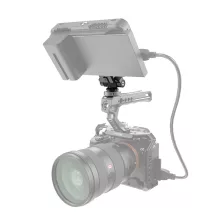 Smallrig 3514 Drop in HawkLock Mini Schnellwechsel Monitorhalterung mit Cold Shoe