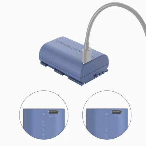 SmallRig 4264 LP-E6NH USB-C-vel Tölthető Kamera Akku (Canon)
