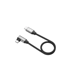   SMALLRIG 5075 USB-C Adatkábel (STRAIGHT TO ANGLED, 35CM (40GBPS + 240W + 8K)