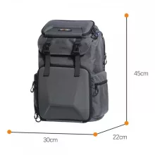 K&F Concept KF-13-098V2 professzionális kamera hátizsák, laptop zsebbel 22L - fekete