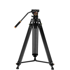   K&F Concept VA18 videóállvány, VH081 video-fluid Fej, 183cm magasság, 8kg teherbírás (KF-09-121)
