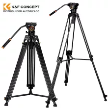 K&F Concept VA18 videóállvány, VH081 video-fluid Fej, 183cm magasság, 8kg teherbírás (KF-09-121)