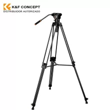 K&F Concept VA18 videóállvány, VH081 video-fluid Fej, 183cm magasság, 8kg teherbírás (KF-09-121)