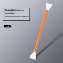 K&F Concept dupla fejes tisztítópálca készlet, 24 mm-es tisztítófejjel, 10 darab (KF-1963)