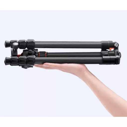 K&F Concept K254C2 karbon állvány, BH-36L gömbfej, 162cm magasság, 8kg teherbírás (KF-09-123)