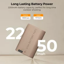 K&F Concept LP-E6NH akkumulátor 2250mAh, USB-C csatlakozóval (KF-28-0022)
